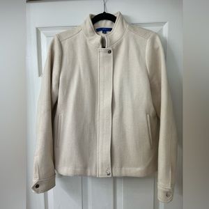 Crop Cream Jacket